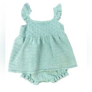 STITCH & BEAN Knit Bubble Romper - 3-6M